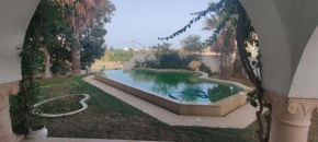 Villa vue mer avec piscine privée et jardin DAR BABYLONE, Hergla